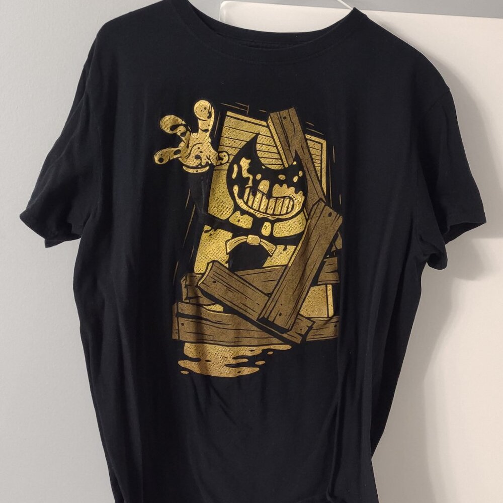 Hot Topic 2017 Bendy and the Ink Machine Ink Demon Size L T-Shirt